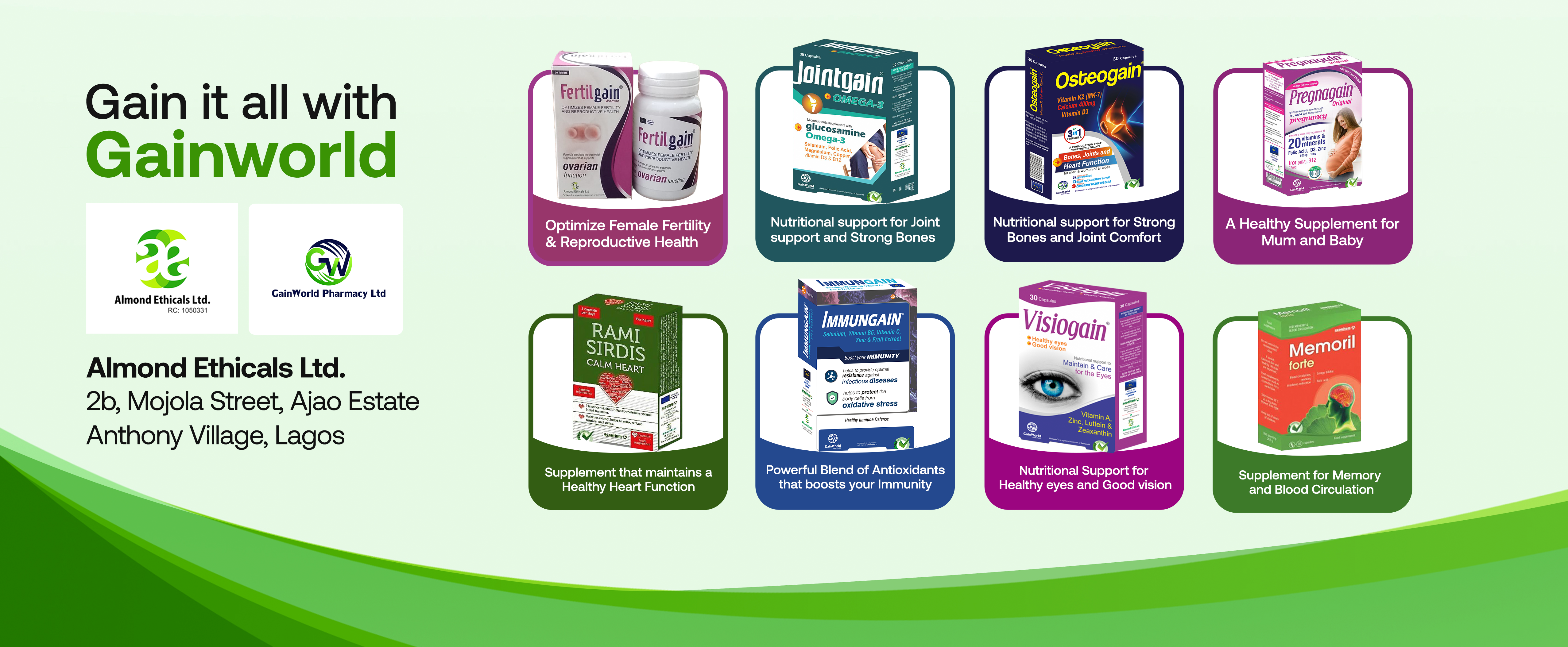 GAIN IT ALL WITH GAINWORLD